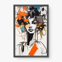 Quadro Decorativo Esboço – Arte Figurativa Contemporânea