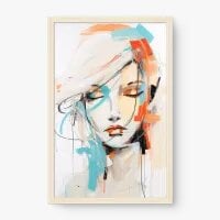 Quadro Decorativo Traços Delicados - Quadros figurativos Quadro Decorativo Traços Delicados - Quadros figurativos