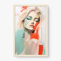 Quadro Decorativo Traços Delicados I - Quadros figurativos Quadro Decorativo Traços Delicados I - Quadros figurativos
