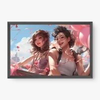 Quadro Decorativo Cute Friends - Quadros figurativos Quadro Decorativo Cute Friends - Quadros figurativos