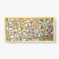 Quadro Decorativo Dólares - Quadros de finanças