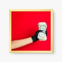 Quadro Decorativo Bolo de Dólares - Quadros figurativos Quadro Decorativo Bolo de Dólares - Quadros figurativos