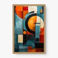 Quadro Decorativo Abstrato Geoart Dark - Loja de quadros Abstratos