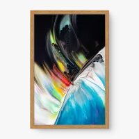 Quadro Decorativo Abstrato Flow Art I – Arte Fluida Moderna