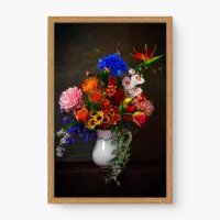 Quadro Decorativo Vaso de Flores - Quadros de flores