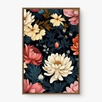 Quadro Decorativo Rosas Coloridas - Quadros de flores Quadro Decorativo Rosas Coloridas - Quadros de flores