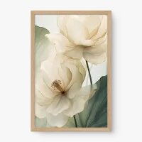 Quadro Decorativo Flores Delicadas – Elegância Suave