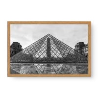 Quadro Decorativo Museu do Louvre – paisagens urbanas