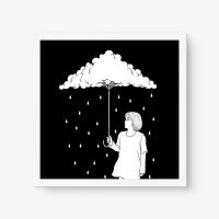 Quadro Decorativo Carregando a Tempestade - Quadros minimalistas Quadro Decorativo Carregando a Tempestade - Quadros minimalistas