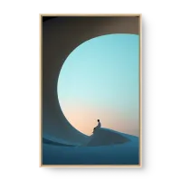 Quadro Decorativo Introspecção I – Arte Minimalista Contemplativa