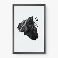 Quadro Decorativo Rocha - Quadros minimalistas