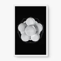 Quadro Decorativo Esferas no Polígono - Quadros minimalistas