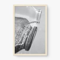 Quadro Decorativo Reflexo – Arte Minimalista em Preto e Branco