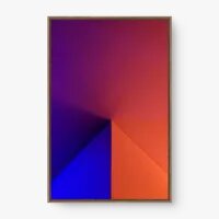 Quadro Decorativo Pirâmide Iluminada - Quadros minimalistas