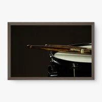 Quadro Decorativo Baquetas Descansando – quadro percussão minimalista