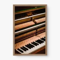 Quadro Decorativo Piano Aberto - Quadros de música Quadro Decorativo Piano Aberto - Quadros de música