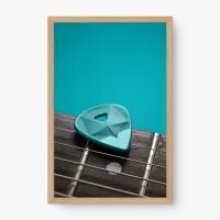 Quadro Decorativo Close na Palheta – quadro guitarra decoração