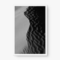 Quadro Decorativo Areia P&B - Quadros com natureza