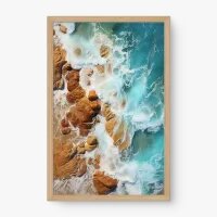 Quadro Decorativo Mar Bravo I - Quadros com natureza