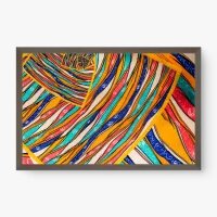 Quadro Decorativo Abstrato Sobreposições – quadro abstrato colorido