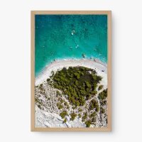 Quadro Decorativo Costa Azul – quadro praia azul