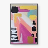 Quadro Decorativo Abstrato Tela Pintada I - Loja de quadros Abstratos