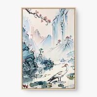 Quadro Decorativo Aquarela Oriental - Quadros orientais Quadro Decorativo Aquarela Oriental - Quadros orientais