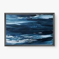 Quadro Decorativo Abstrato Pinceladas al Mare - Loja de quadros Abstratos